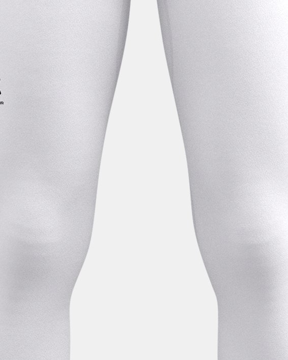 Boys' ColdGear® Leggings, White, pdpMainDesktop image number 0