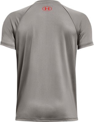Boys' UA Tech&trade; Never Back Down Short Sleeve image number 1