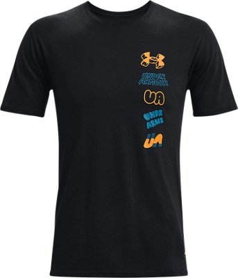Men's UA Multi Logo Scribble Short Sleeve image number 5
