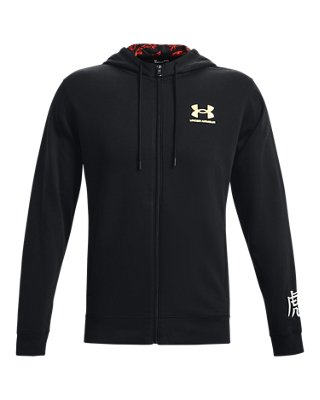 เสื้อฮู้ด UA CNY Rival Fleece Full Zip สำหรับผู้ชาย image number 4