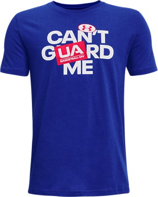 เสื้อยืดแขนสั้น UA Basketball สำหรับเด็กผู้ชาย image number 0