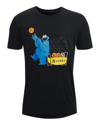 Boys' Curry Cookie Monster Short Sleeve T-Shirt image number 0