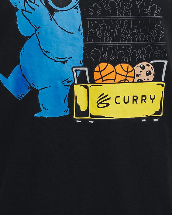 Desmantelar mejilla ganado Camiseta de manga corta Curry Cookie Monster para niño | Under Armour