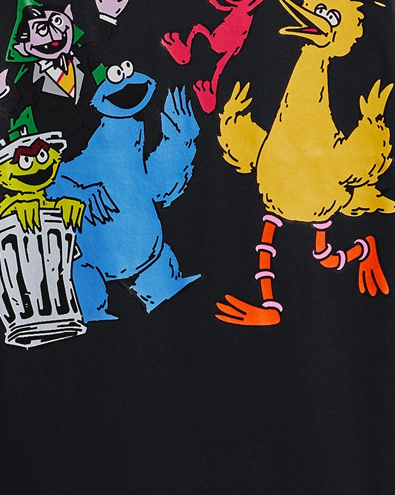 Jongens T-shirt Curry Sesame Street met korte mouwen, Black, pdpMainDesktop image number 1