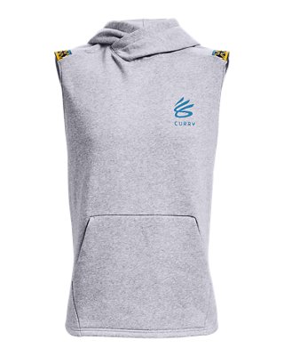 curry sleeveless hoodie