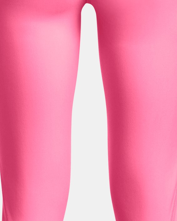 Pescadores HeatGear® Printed Ankle Crop para niña, Pink, pdpMainDesktop image number 1