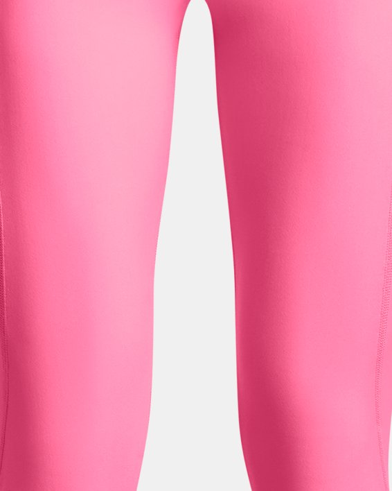 Pescadores HeatGear® Printed Ankle Crop para niña, Pink, pdpMainDesktop image number 0