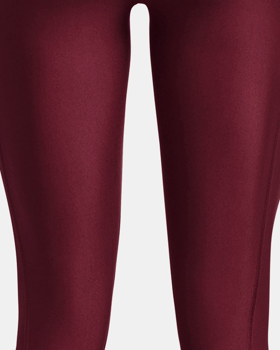 Under Armour UA HeatGear Women's Black Pink Mileage Full Length Compression  Legging Active Pant