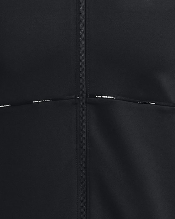 Men's Project Rock Knit Track Jacket, Black, pdpMainDesktop image number 4