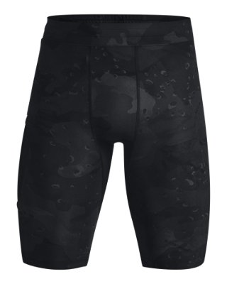 Men's Project Rock Camo Compression Shorts image number 7