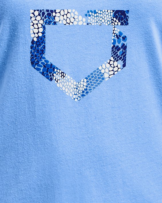 T-Shirt Under Armour Sportstyle Logo - Glacier Blue/White - women