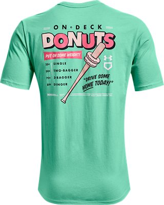 เสื้อยืด UA Baseball On-Deck Donuts สำหรับผู้ชาย image number 5