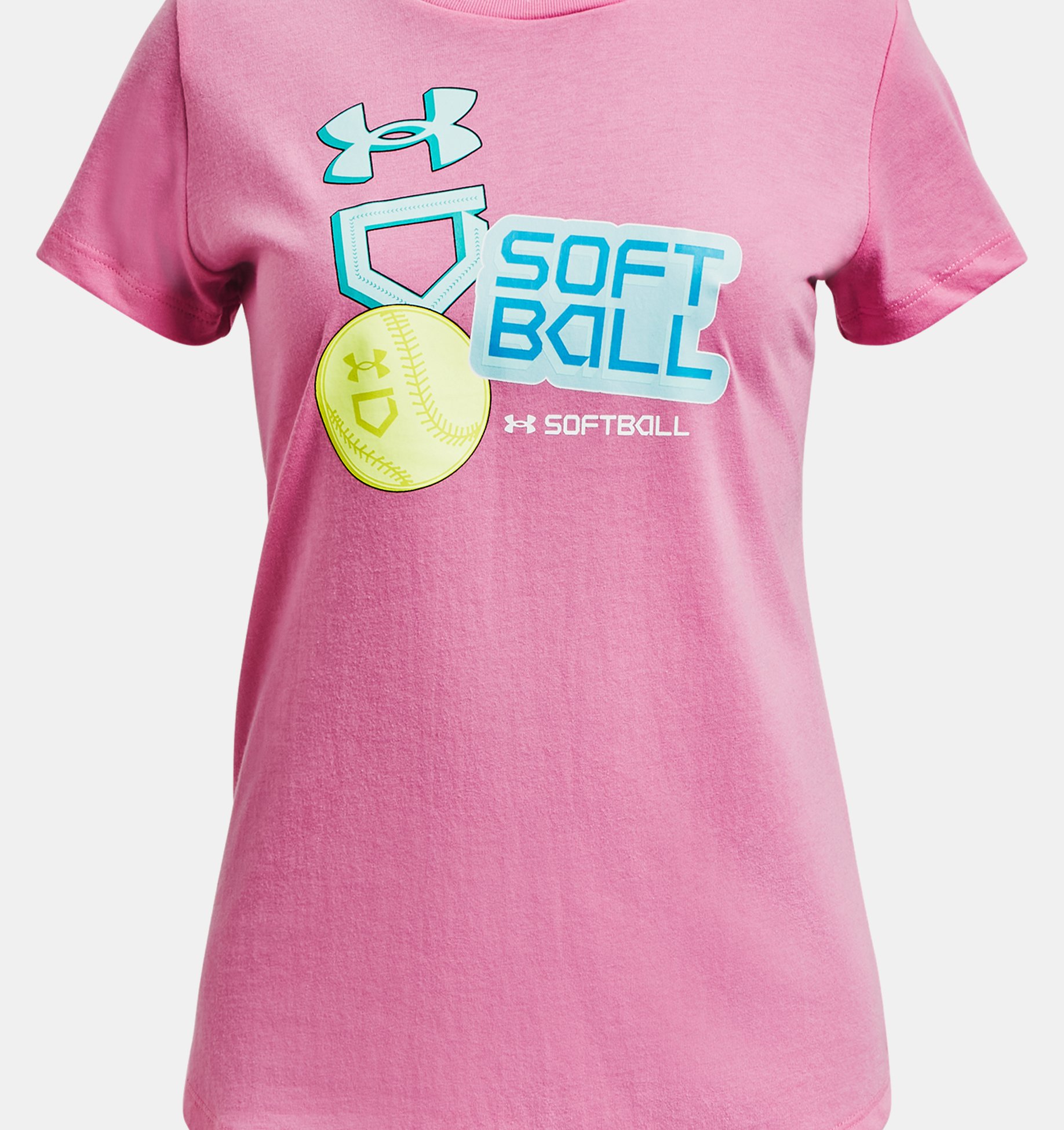 collar saludo capital Girls' UA Softball Graphic T-Shirt | Under Armour