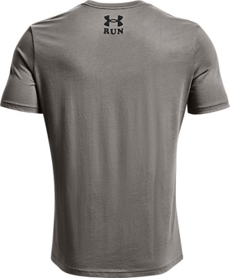 เสื้อแขนสั้น UA Keep Run Weird Graphic สำหรับผู้ชาย image number 5