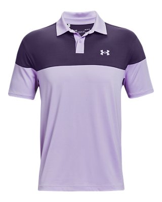 남성 UA 티 투 그린 블록드 폴로 image number 4