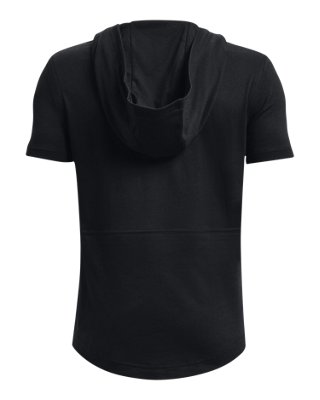 Boys' UA Baseball Short Sleeve Hoodie Under Armour