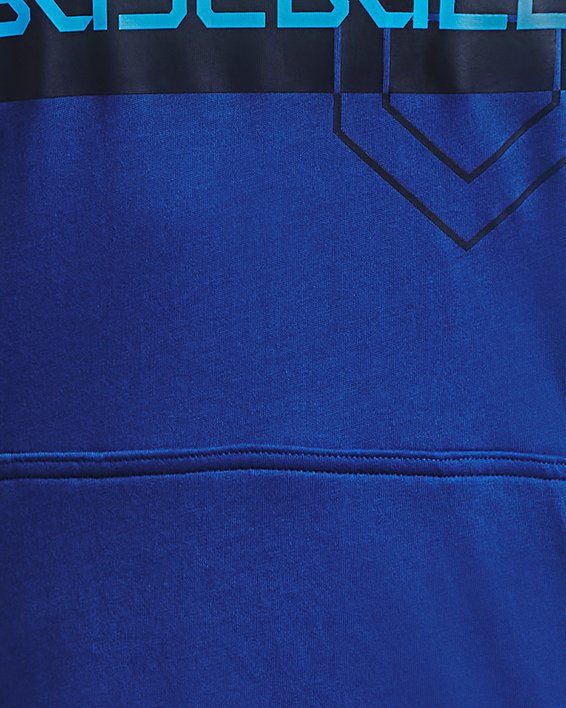 Under Armour Boys' Football Chrome Short Sleeve - Blue, YMD
