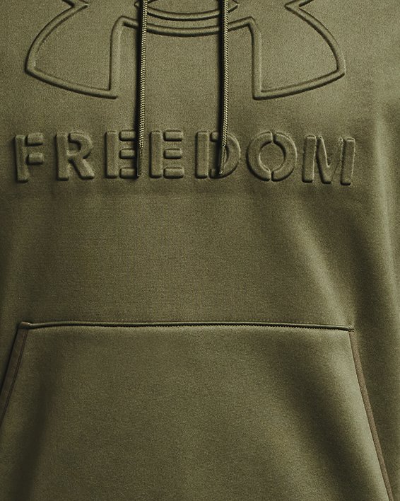 Under Armour Freedom Emboss Hoodie - Marine OD Green, Small