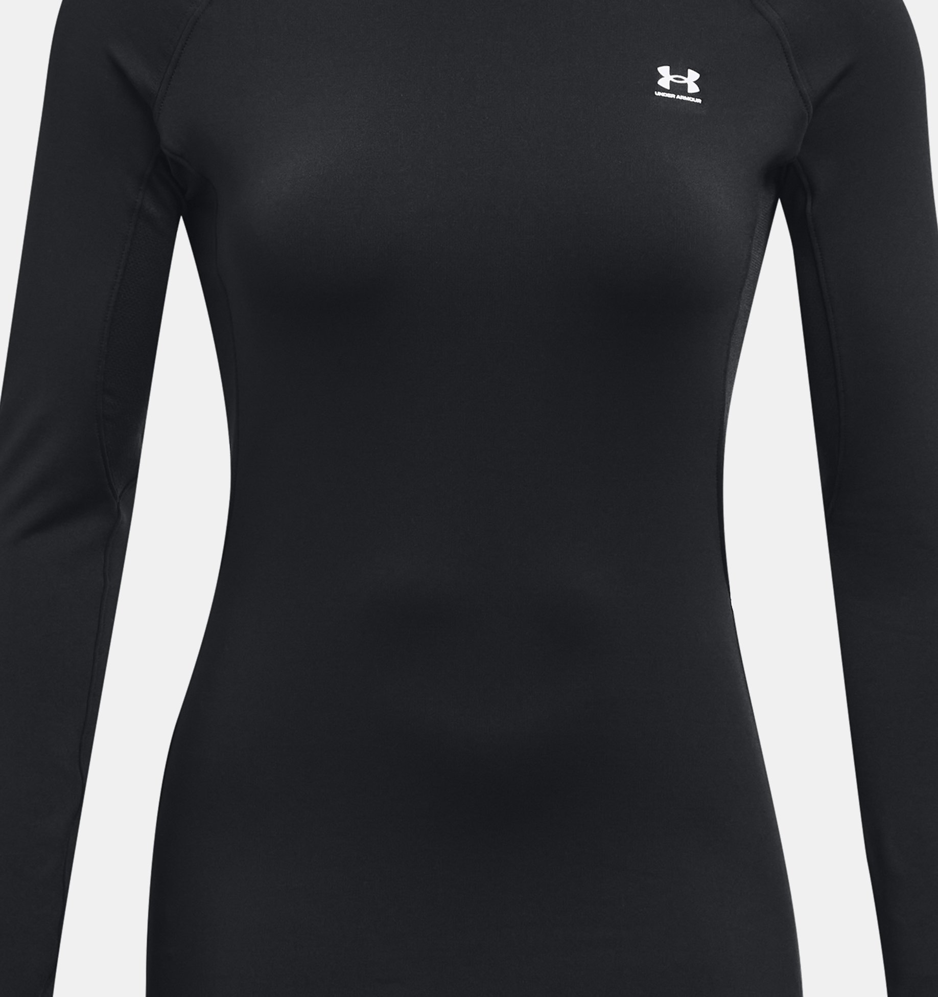 UNDER ARMOUR WOMEN'S Authentic Coldgear Fitted Tight Large Black/Blue  1240222 $31.49 - PicClick