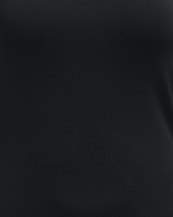 Damen HeatGear® Authentics Oberteil mit Stehkragen, Black, pdpMainDesktop image number 4