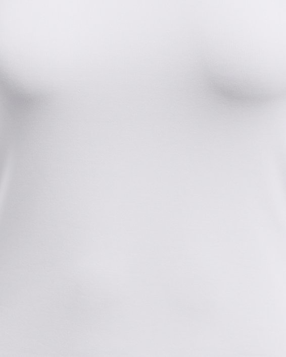Damen HeatGear® Authentics Oberteil mit Stehkragen, White, pdpMainDesktop image number 6