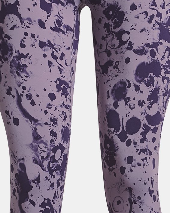 Leggings UA Meridian Ankle para mujer, Purple, pdpMainDesktop image number 4
