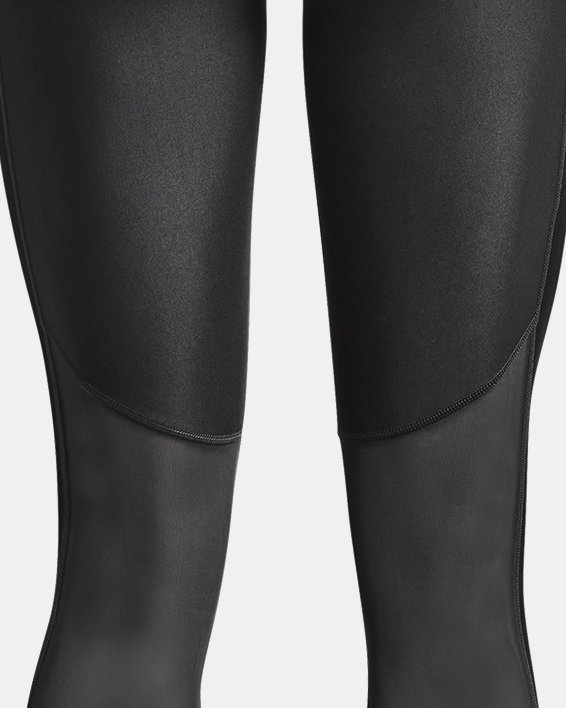 Women's Project Rock HeatGear® No-Slip Waistband Full-Length Leggings, Gray, pdpMainDesktop image number 6