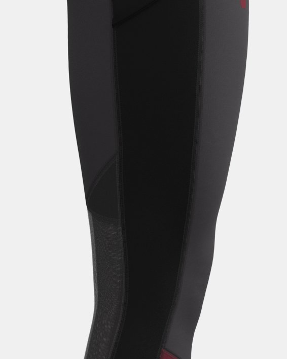 Women's Project Rock HeatGear® No-Slip Waistband Full-Length Leggings, Gray, pdpMainDesktop image number 7