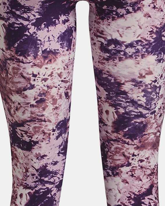 Women's HeatGear® No-Slip Waistband Ankle Leggings, Purple, pdpMainDesktop image number 5