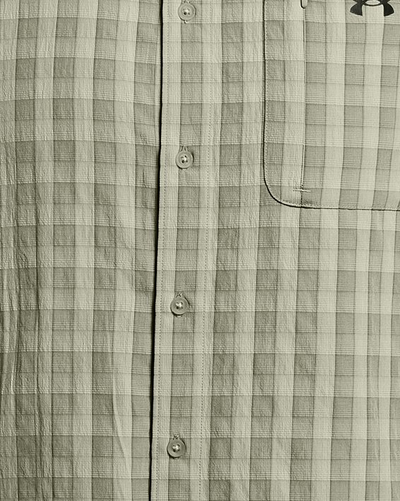 Chemise à manches courtes à carreaux UA Drift Tide 2.0 pour hommes
