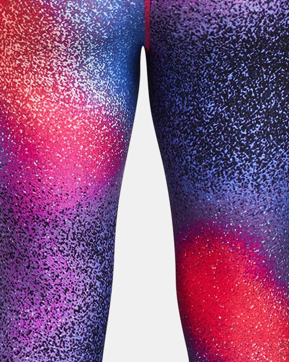 Purple/Pink Ombre Women's Activewear Leggings - Tall 33” inside