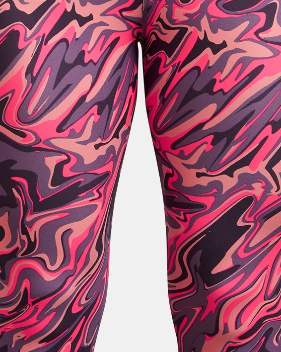 Leggings HeatGear® No-Slip Waistband Ankle da donna, Pink, pdpMainDesktop image number 4