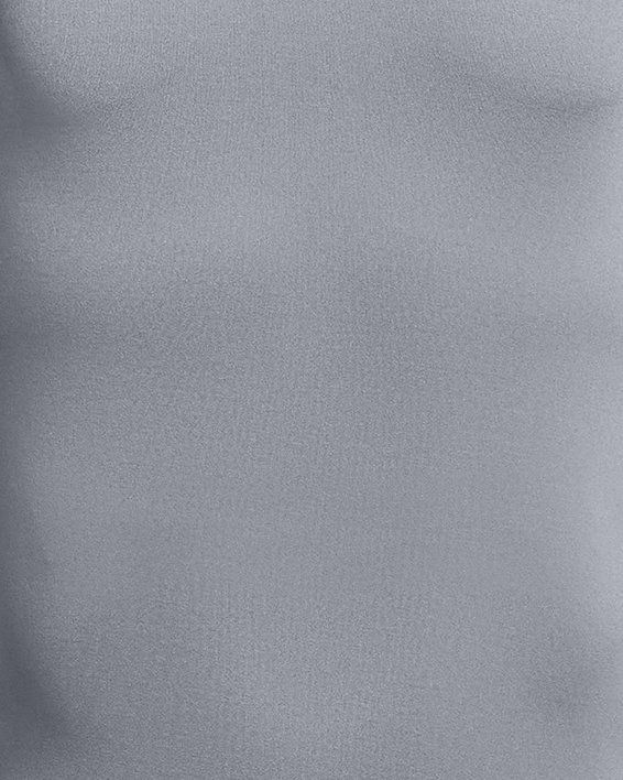Jungen HeatGear Langarmshirt mit Stehkragen, Gray, pdpMainDesktop image number 0