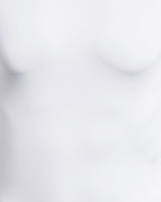 Herenshirt HeatGear® Mock met lange mouwen, White, pdpMainDesktop image number 4