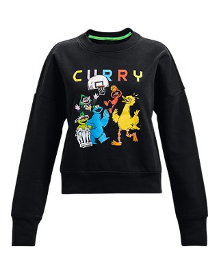 女童Curry Sesame Squad圓領上衣 image number 0