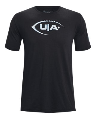 Men's UA Football Chrome Branded Short Sleeve image number 4