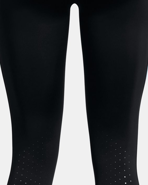 Women's UA SpeedPocket Ankle Tights, Black, pdpMainDesktop image number 9