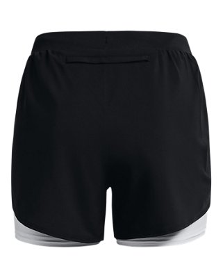 Shorts 2 en 1 UA Fly-By Elite para mujer, Black, pdpMainDesktop image number 8