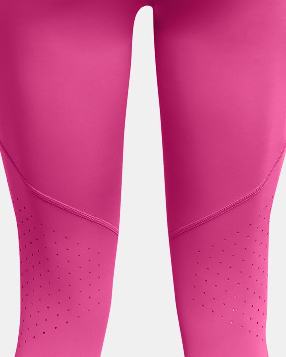 Women's UA Launch Ankle Tights, Pink, pdpMainDesktop image number 5