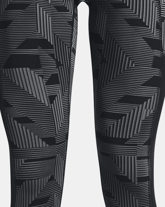 UA Launch Ankle Print Tights in Black image number 6