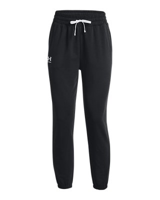 Pantalones de entrenamiento UA Rival Terry para Mujer, Black, pdpMainDesktop image number 4