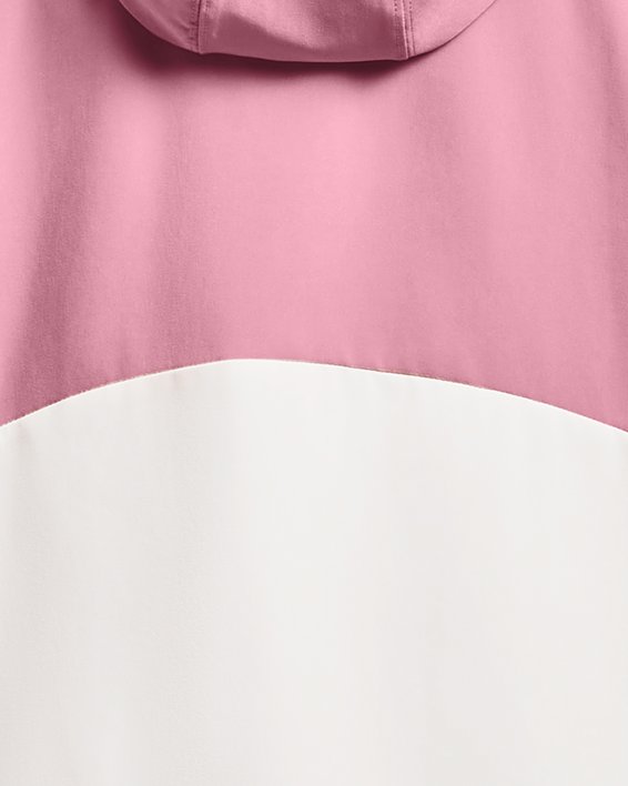 Chamarra UA Woven Full Zip para Mujer, Pink, pdpMainDesktop image number 6
