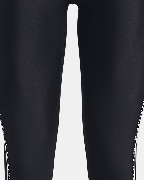 Women's HeatGear® No-Slip Waistband Ankle Leggings, Black, pdpMainDesktop image number 4