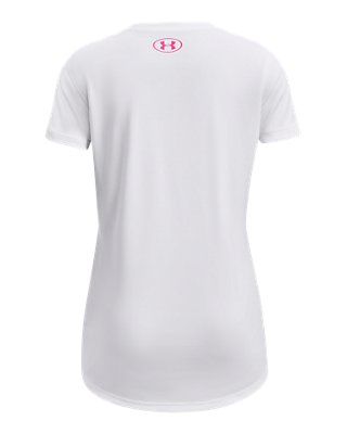 Girls' UA Tech&trade; Short Sleeve image number 1