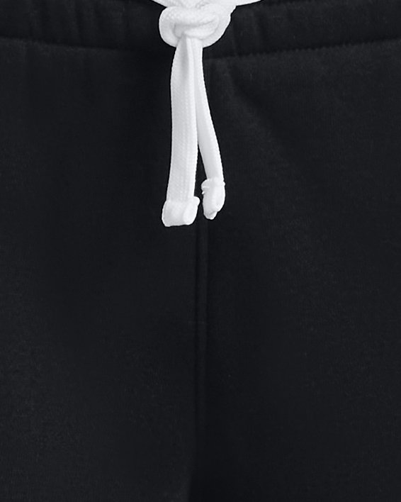 女童UA Rival Fleece短褲 in Black image number 0