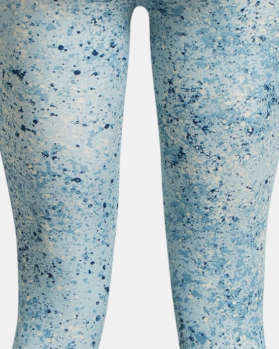 Damen Project Rock HeatGear® Ankle-Leggings mit rutschsicherem Bund, Blue, pdpMainDesktop image number 5