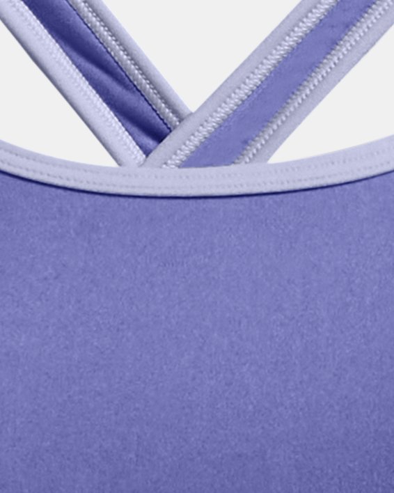Meisjessport-BH UA Crossback, Purple, pdpMainDesktop image number 0