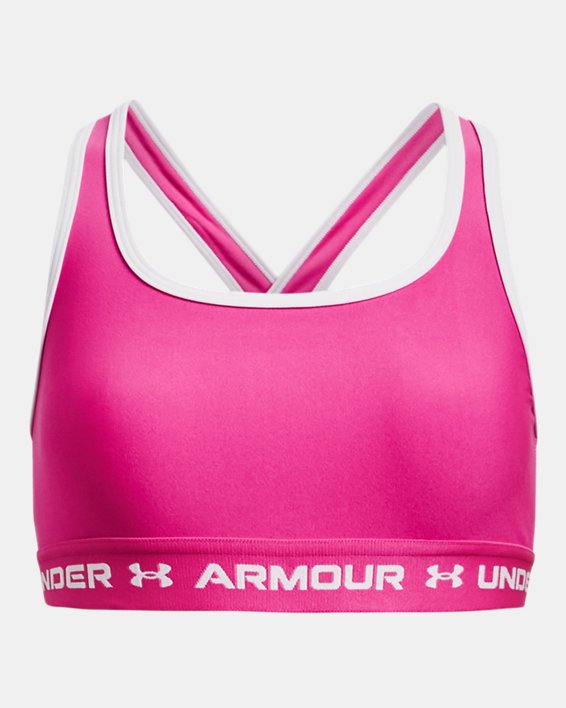 Pink Under Armour Girls' Crossback Sports Bra Junior - JD Sports Global
