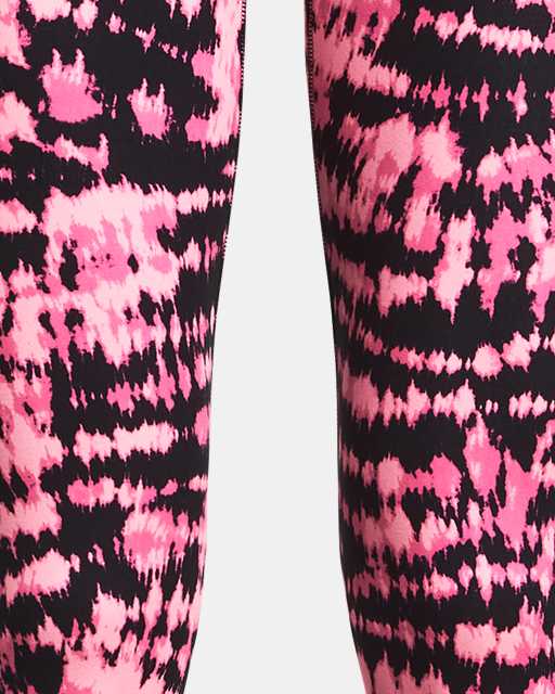 Under Armour S Printed Ankle Leggings Pink S in Red
