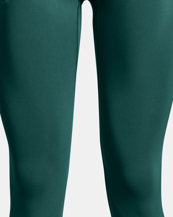 Women's UA RUSH™ SmartForm Ankle Leggings in Green image number 5